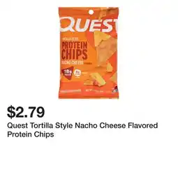 Wegmans Quest Tortilla Style Nacho Cheese Flavored Protein Chips offer