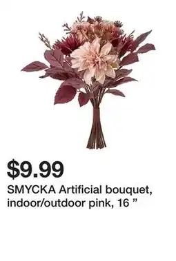 Ikea SMYCKA Artificial bouquet, indoor/outdoor pink, 16 offer