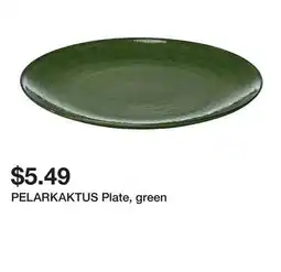 Ikea PELARKAKTUS Plate, green offer