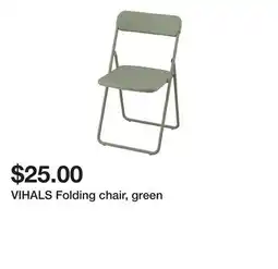 Ikea VIHALS Folding chair, green offer