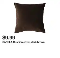 Ikea SANELA Cushion cover, dark-brown offer