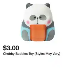 Five Below Chubby Buddies Toy (Styles May Vary) offer
