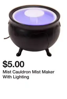 Five Below Mist Cauldron Mist Maker With Lighting offer