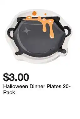 Five Below Halloween Dinner Plates 20-Pack offer