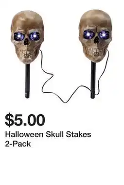 Five Below Halloween Skull Stakes 2-Pack offer