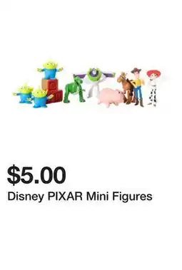 Five Below Disney PIXAR Mini Figures offer