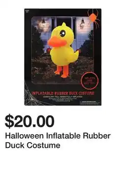 Five Below Halloween Inflatable Rubber Duck Costume offer