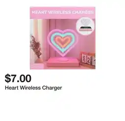 Five Below Heart Wireless Charger offer