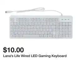 Five Below Lana's Life Wired LED Gaming Keyboard offer