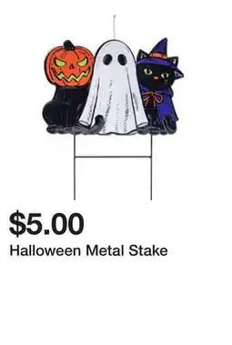 Five Below Halloween Metal Stake offer