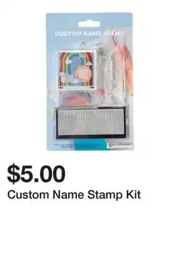 Five Below Custom Name Stamp Kit offer
