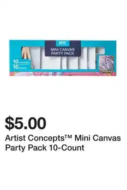 Five Below Artist Concepts Mini Canvas Party Pack 10-Count offer