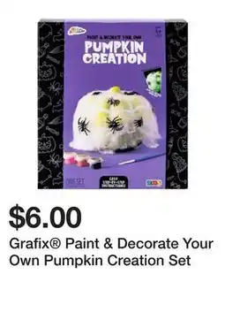 Five Below Grafix Paint & Decorate Your Own Pumpkin Creation Set offer