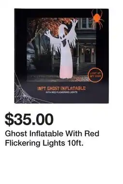 Five Below Ghost Inflatable With Red Flickering Lights 10ft offer