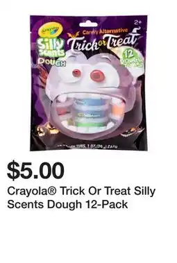 Five Below Crayola Trick Or Treat Silly Scents Dough 12-Pack offer