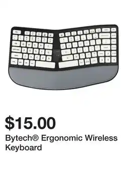 Five Below Bytech Ergonomic Wireless Keyboard offer