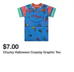Five Below Chucky Halloween Cosplay Graphic Tee offer