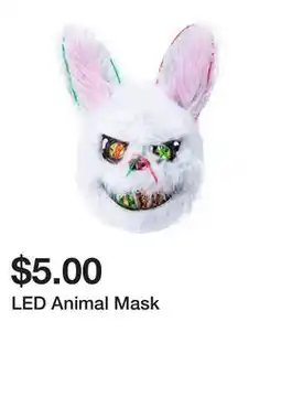 Five Below LED Animal Mask offer