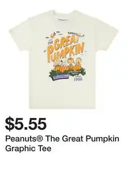 Five Below Peanuts The Great Pumpkin Graphic Tee offer