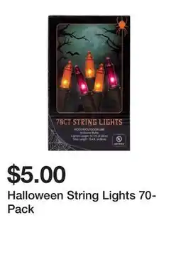 Five Below Halloween String Lights 70-Pack offer