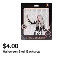 Five Below Halloween Skull Backdrop offer