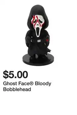 Five Below Ghost Face Bloody Bobblehead offer