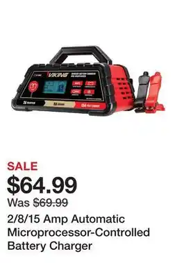 Harbor Freight Tools 2/8/15 Amp Automatic Microprocessor-Controlled Battery Charger offer