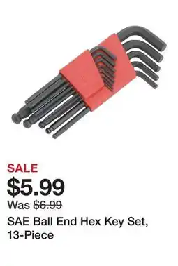 Harbor Freight Tools SAE Ball End Hex Key Set, 13-Piece offer