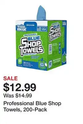 Harbor Freight Tools Professional Blue Shop Towels, 200-Pack offer
