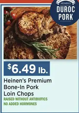 Heinen's Heinen's Premium Bone-In Pork Loin Chops offer