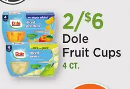 Heinen's Dole Fruit Cups offer