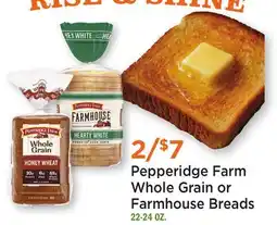 Heinen's Pepperidge Farm Whole Grain or Farmhouse Breads offer