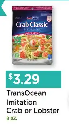 Heinen's TransOcean Imitation Crab or Lobster offer