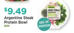Heinen's Argentine Steak Protein Bowl offer