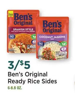 Heinen's Ben's Original Ready Rice Sides offer