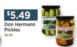 Heinen's Don Hermann Pickles offer