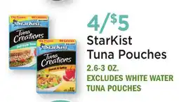 Heinen's StarKist Tuna Pouches offer
