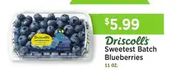 Heinen's Driscoll's Sweetest Batch Blueberries offer