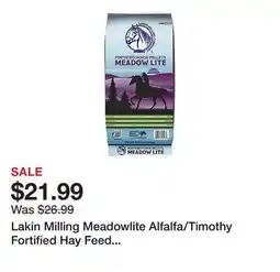 Tractor Supply Company Lakin Milling Meadowlite Alfalfa/Timothy Fortified Hay Feed Pellets, 80 lb offer