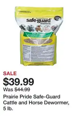 Tractor Supply Company Prairie Pride Safe-Guard Cattle and Horse Dewormer, 5 lb offer