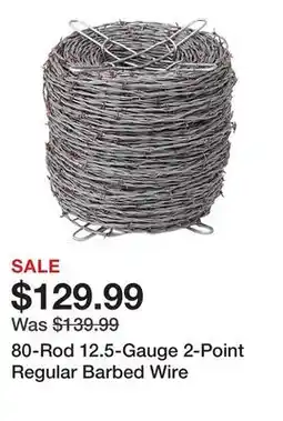 Tractor Supply Company 80-Rod 12.5-Gauge 2-Point Regular Barbed Wire offer