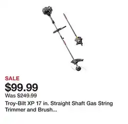 Tractor Supply Company Troy-Bilt XP 17 in. Straight Shaft Gas String Trimmer and Brush Cutter Combo, 2-Cycle offer