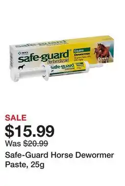 Tractor Supply Company Safe-Guard Horse Dewormer Paste offer