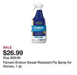 Tractor Supply Company Farnam Endure Sweat-Resistant Fly Spray for Horses, 1 qt offer