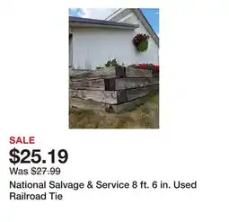 Tractor Supply Company National Salvage & Service 8 ft. 6 in. Used Railroad Tie offer