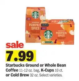 Meijer Starbucks Ground or Whole Bean Coffee offer