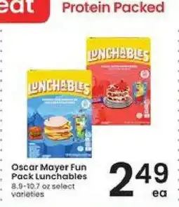 Albertsons Oscar Mayer Fun Pack Lunchables offer