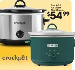 Kroger Crock-Pot 4.5-Quart Slow Cooker offer