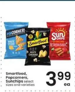 Albertsons Smartfood, Popcorners, Sunchips offer