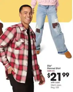 Kroger Dip Flannel Shirt offer